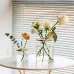 Nordic Simple Creative Transparent Glass id Cover Vase Living Room Fre Flower Water Cultivation Plant Fixing Decoration - Image 4