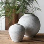 Retro Chinese Handmade Thi Earthenware Vase Flower Holder Hotel Homestay Living Room Decorative Ornaments Tabletop Decor - Image 3