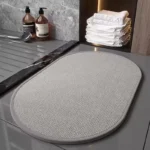 8mm Quick Dry Braided Standing Rug Bathroom Door Mat Water Absorbent Shower Non-slip Bath Mat - Image 5