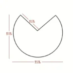 New Circular Corner Thickened Bath Mat Non-slip Water Absorbent Bathroom Carpet Solid Color L-shaped Floor Carpet Shower Rug - Image 2