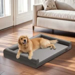 Premium Waterproof Orthopedic Dog Bed with Calming Bolster - Image 4