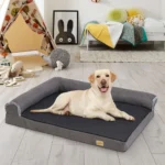 XXL Orthopedic Dog Bed - Luxe L-Shape Lounge with Washable Cover - Image 3