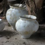 Surprisingly Silent Artistic Feeling Plant Pot Irregular Ceramic Pot Planter Flower Pot Hydroponic Flowers Handmade Arrangement - Image 5