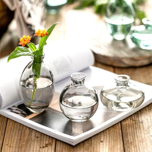 Chic Scandinavian Glass Vase: Elevate Your Floral Elegance