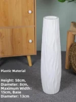 Minimalist Rattan Iron Art Vase for Elegant Floral Displays - Image 2