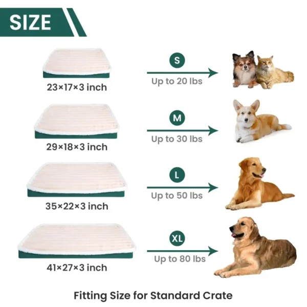 Ultimate Comfort Memory Foam Dog Bed with Washable Cover