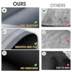 VIKAMA Bathroom Runner Rug with No Slip Rubber Backing Quick Dry Ultra Absorbent Bath Mat Machine Washable Floor Mats Home Decor - Image 4