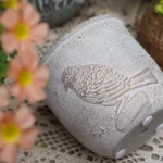 Charming Bird Cement Planters - Whimsical Succulent Pots - Image 4
