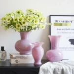 Lace-Mouth Glass Vase for Living Room Flower Arrangement Fresh Flowers Dried Flowers Decorative Flower Vessel Ornaments Crafts