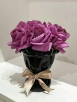 French Sle Cerc Flower Vase Handheld Bouquet Premium Feeling Nordic Sle Living Room Decorative Pieces Water Cultivation