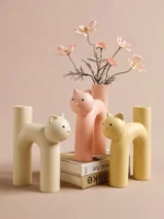 Cute Cry Cerc Flower Vase Creative Plant Hydroponics Home Decoration Ornaments Living Room Entrance Tabletop - Image 3
