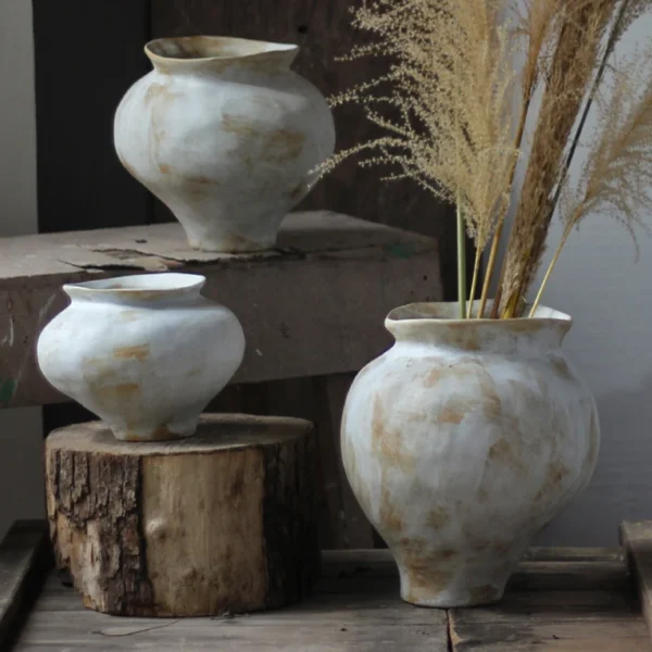 Surprisingly Silent Artistic Feeling Plant Pot Irregular Ceramic Pot Planter Flower Pot Hydroponic Flowers Handmade Arrangement