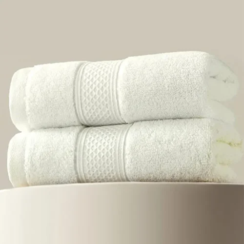 Bathroom Cotton Face Towel Strong Absorbent Soft Non-shedding Adult Towel Thickened Box in Two Packs