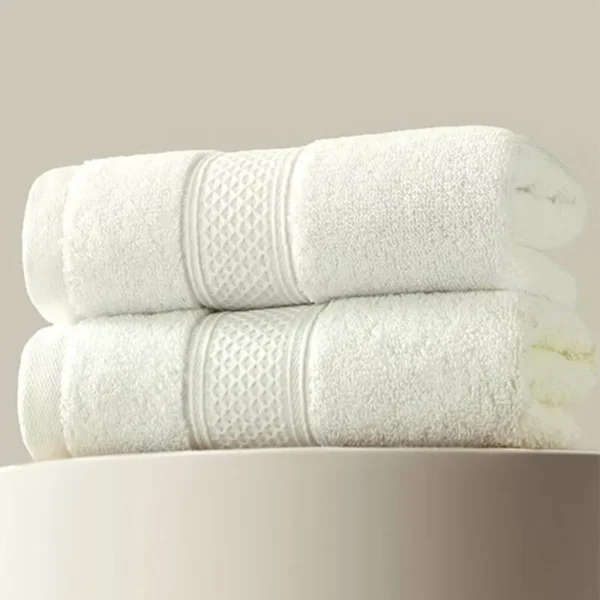 Bathroom Cotton Face Towel Strong Absorbent Soft Non-shedding Adult Towel Thickened Box in Two Packs
