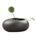 Rustic Cerc Flower Vase Indoor Desktop Decoration Pot for Water Cultivation Succulent Plants Copper ass een Ivy
