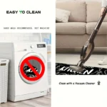 Solid color diatom mud bathroom anti-slip mat shower room door absorbent foot mat dirt-resistant toilet mat door mat - Image 6