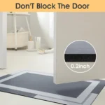 VIKAMA Bathroom Runner Rug with No Slip Rubber Backing Quick Dry Ultra Absorbent Bath Mat Machine Washable Floor Mats Home Decor - Image 3