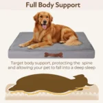 Dog Bed Egg Crate Foam Mattress - Universal Fit for Most Dog Crates & Kennels, Orthopedic Comfort Pet Mat with Non-Slip Bottom, - Image 4