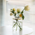 Nordic Simple Creative Transparent Glass id Cover Vase Living Room Fre Flower Water Cultivation Plant Fixing Decoration - Image 3