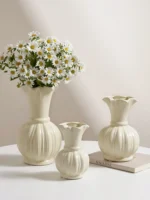 Simple Modern Cerc Pumpkin Vase Home Decorative Item for Living Room Dining Table Bedroom Study TV Cabinet Entranceway - Image 4