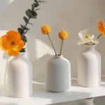 Elegant 3-Piece Bohemian Ceramic Vase Set for Chic Interiors - Image 3