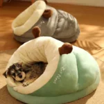 Cozy Plush Dog Bed Sofa for Small & Medium Pets - Machine Washable - Image 3