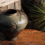 Zen Retro New B&B Ceramic Vase Restaurant Living Room Home Decorative Ornament Pottery Jar Altar Jar - Image 4