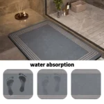 Luxury Bathroom Mat Anti-slip Shower Foot Mats Super Absorbent Quick Dry Bath Carpet Floor Toilet Rugs Doormat Washable - Image 3