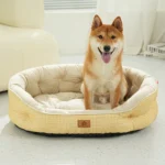 Winter Dog Bed Imitation Cotton Velvet Dogs Mat Beds Fluffy Soft High Rebound Pet Bed For All-season Pet Dog Accessories - Image 2