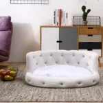 Luxury Diamond Dog Sofa: Chic All-Season Comfort for Pets - Image 2
