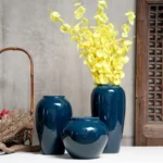 Jingdezhen Ceramic Countertop Vase, Flower Arrangement, Flower Arrangement, Modern Chinese, Living Room, Hotel Villa Ornaments, - Image 3