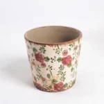 Classical European Sle Cerc Flower Pot een Plant Pot Hanging Glaze Vintage Stier Blue And White Porcelain ... - Image 3