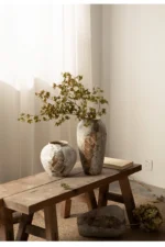 Jingdezhen mottled retro new Chinese pot wabi-sabi wind decorative ornaments entryway TV cabinet vase - Image 2