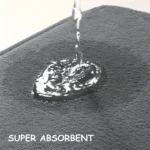 Solid color flannel bathtub mat thick furry bathroom floor mat shower room door mat toilet non-slip mat - Image 5