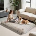 Luxurious Ultra Plush Dog Bed - Soft, Washable, Cozy Cushion - Image 2