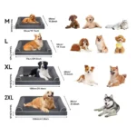 Pet Dog Bed Sofa Deep Sleep Memory Foam Dog Bed Small Medium Large Square Thickened Warm Mat Kennel Dog Products - Image 2