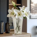 Luxurious Crystal Glass Flower Vase for Stunning Home Decor - Image 4
