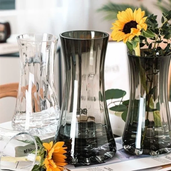 Stunning Nordic Glass Flower Vase – Elevate Your Decor