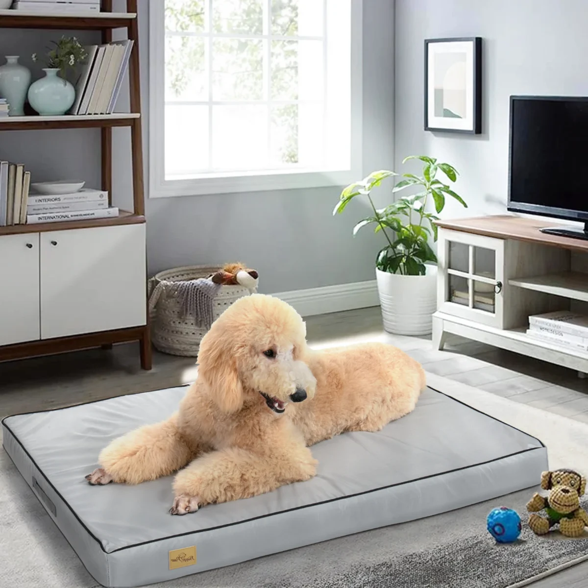 Waterproof Dog Bed Large Foam Pet Lounge With Washable And Removable Cover For Small Medium And Large Dogs - Image 2