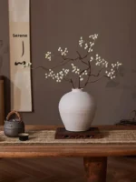 Song Dynas Aesthetic Vase Decoration Artificial Dry Flower Mazzard Fruit Bouquet Entrance Living Room Artificial Flower Pot... - Image 5