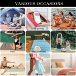 Turkish Beach Towel100x180cm100% Cotton Sand Free Quick Dry Swim Towel Extra Large Light Travel for Adults Beach Towel - Image 4