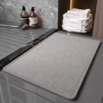 8mm Quick Dry Braided Standing Rug Bathroom Door Mat Water Absorbent Shower Non-slip Bath Mat - Image 3
