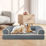 Pet Dog Bed Sofa Deep Sleep Memory Foam Dog Bed Small Medium Large Square Thickened Warm Mat Kennel Dog Products