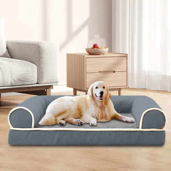 Pet Dog Bed Sofa Deep Sleep Memory Foam Dog Bed Small Medium Large Square Thickened Warm Mat Kennel Dog Products