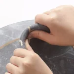 Solid color diatom mud bathroom anti-slip mat shower room door absorbent foot mat dirt-resistant toilet mat door mat - Image 5