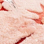 Bathroom Floor Mat Two Color Flower Pattern Premium Soft and Comfortable Bathtub Rug Suitable for Bathroom Bathtub Laundry Room - Image 5