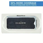 non-slip bathtub mat shower mat with drain holes and suction cups machine washable household bathroom shower carpet bathroom - Image 2