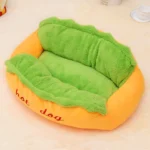 Pet Bed Hot Dog House Lounger Bed Kennel Mat Soft Fiber Pet Dog Puppy Warm Removable Washable Waterlon for Cats - Image 6