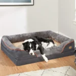 Jumbo Orthopedic Memory Foam Dog Bed - Waterproof & Cozy - Image 2