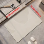 Non-Slip Diatomite Bath Mat Bathroom Foot Mats Absorbent Diatomite Mud Bathroom Rug Quick Dry Shower Toilet Carpet For Hallway - Image 5